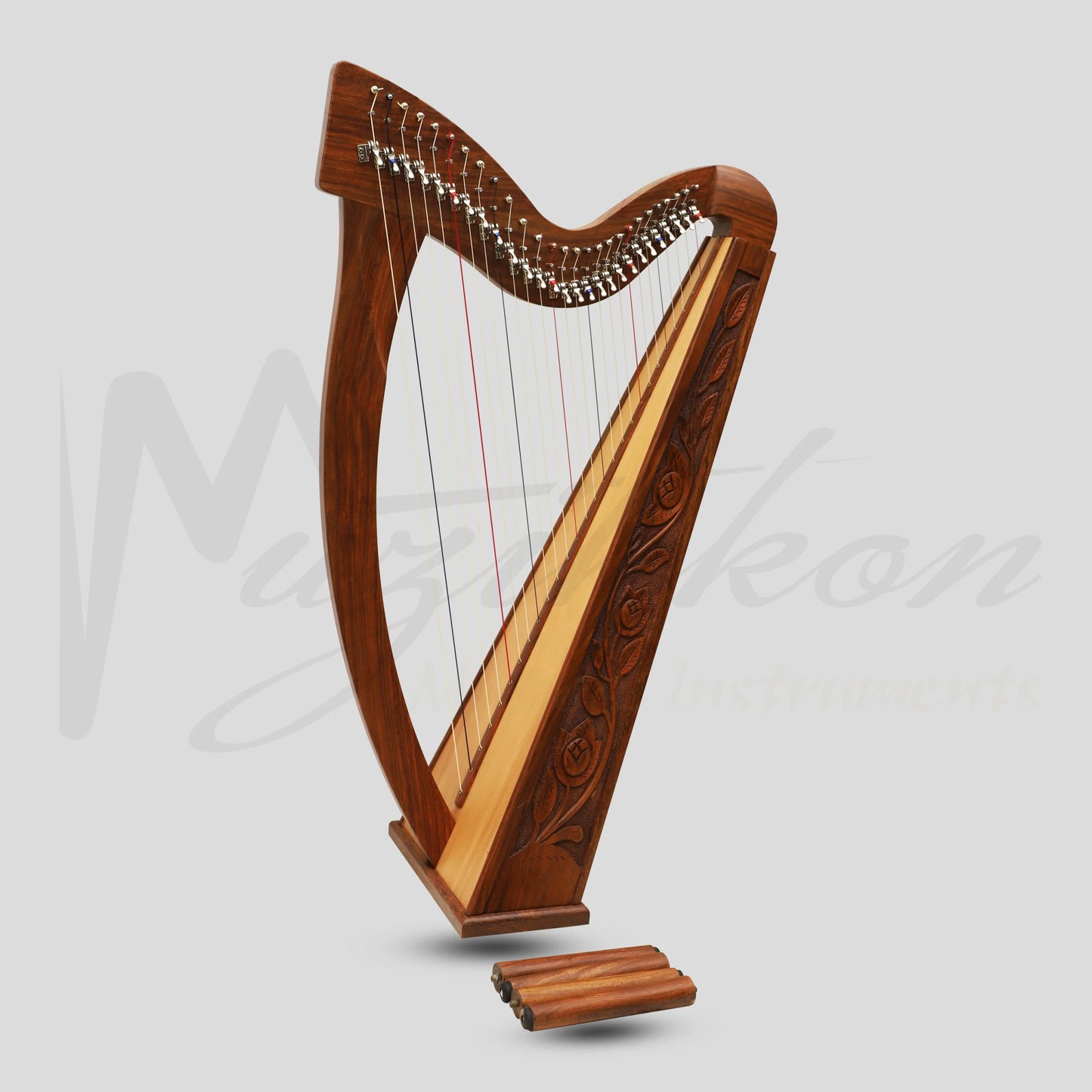 27 String Trinity Celtic Harp Rosewood