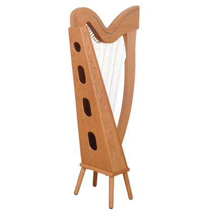 27 Strings Trinity Harp Beechwood Muzikkon