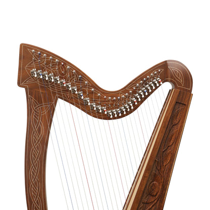 27 String Boru Harp Rosewood