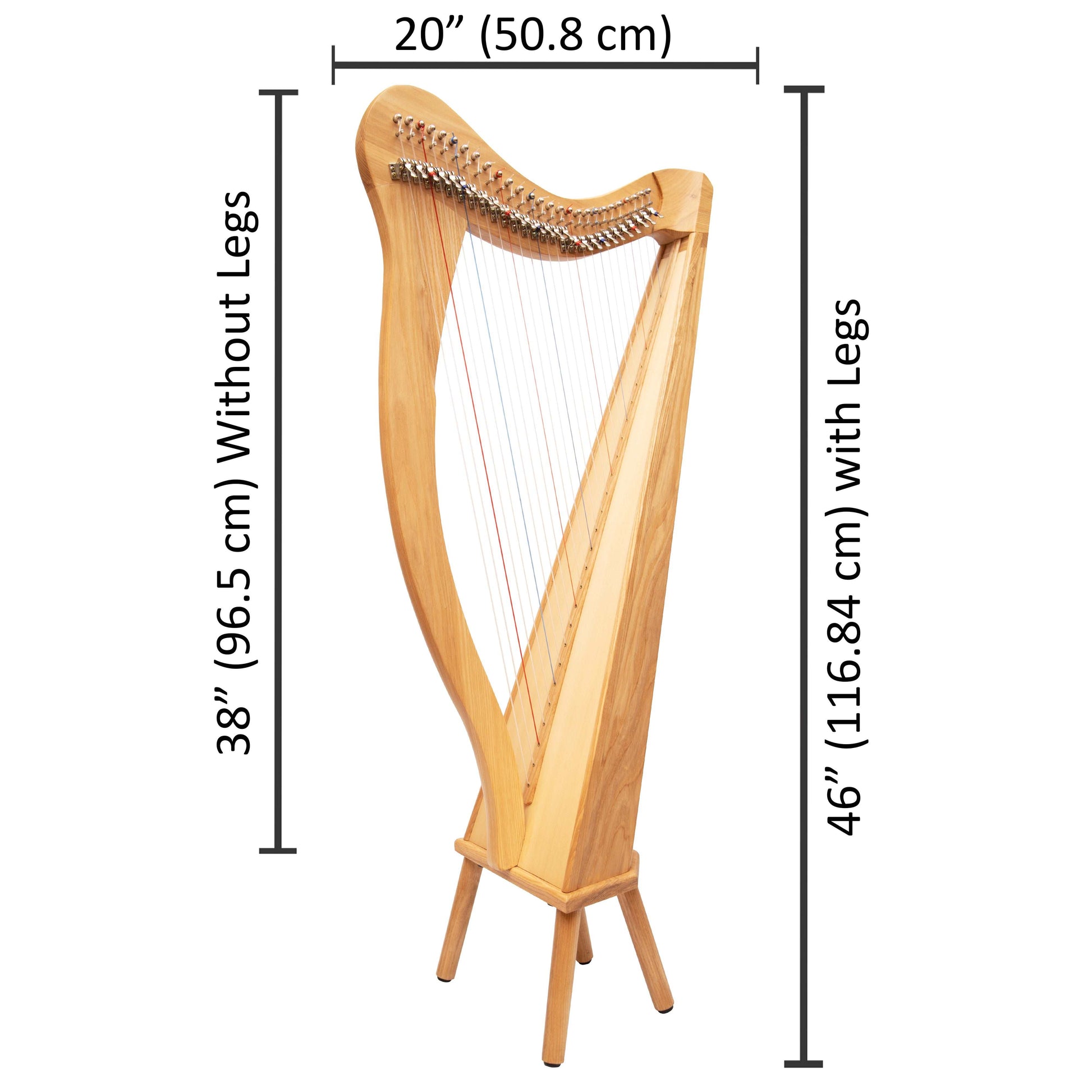 27 String Ard Ri Harp Ashwood