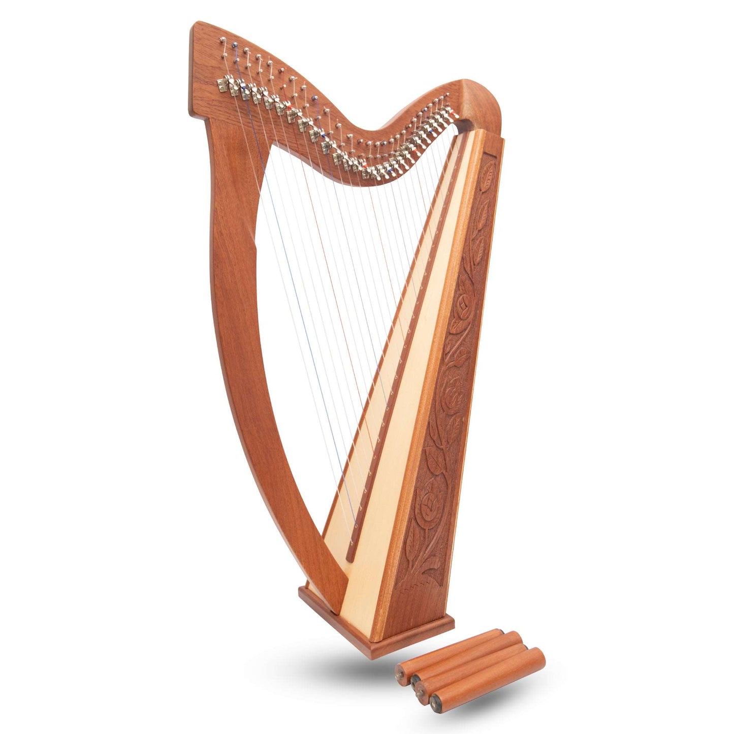 27 String Trinity Harp Mahogany