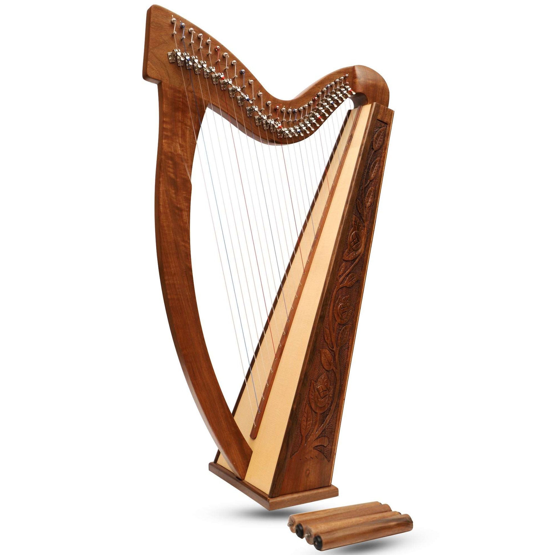 27 Strings Trinity Harp Rosewood Muzikkon