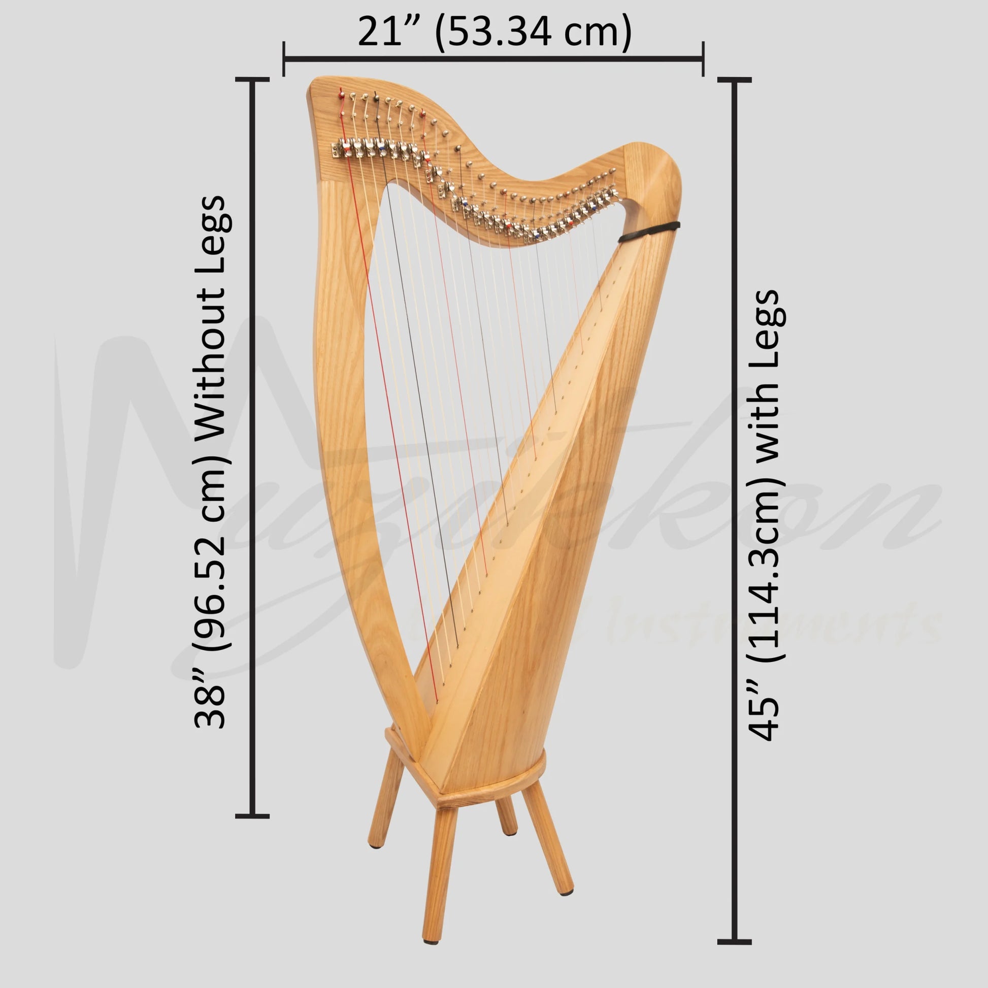 28 String Claddagh Harp