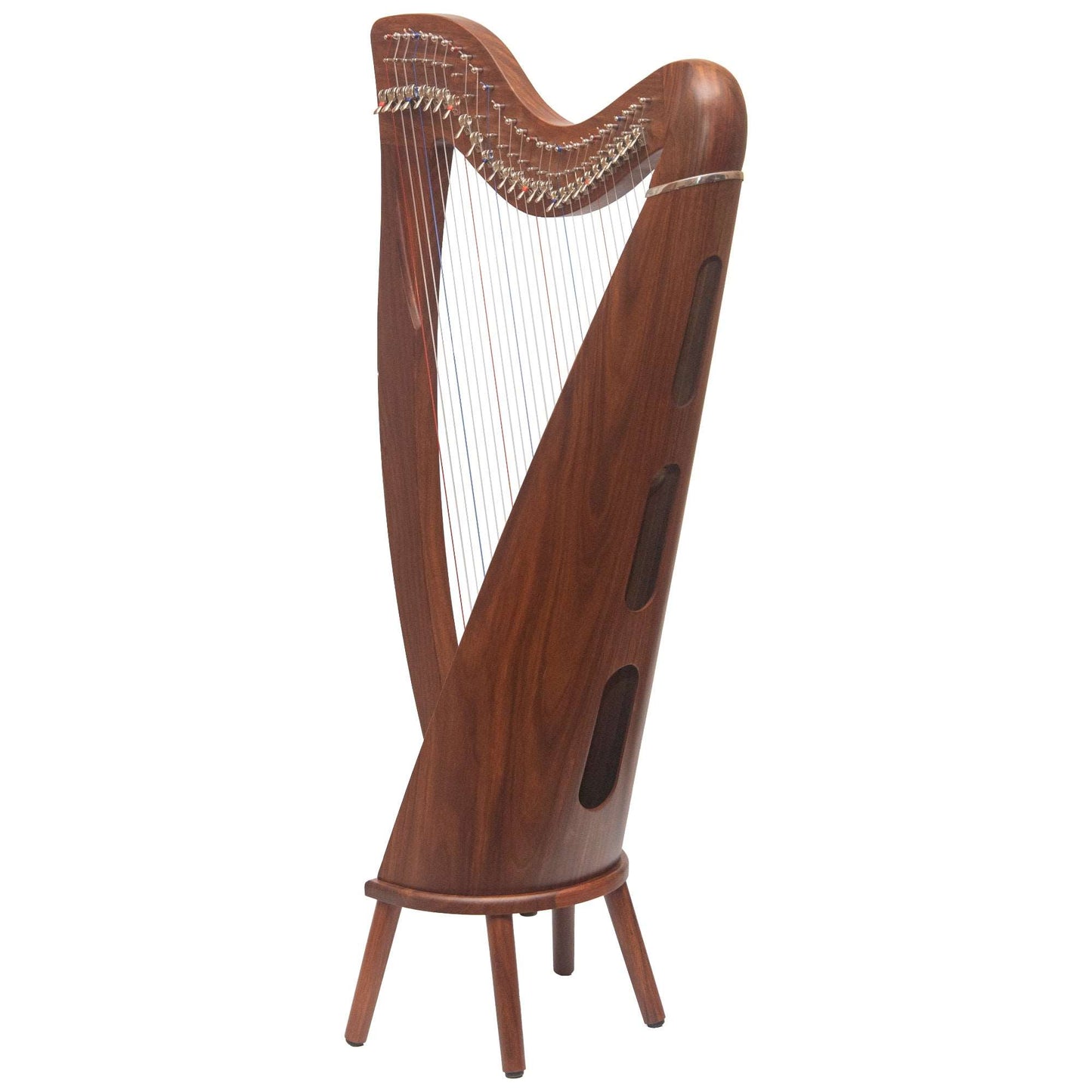 28 String Claddagh Harp Rosewood