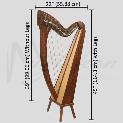 29 String Boru Harp