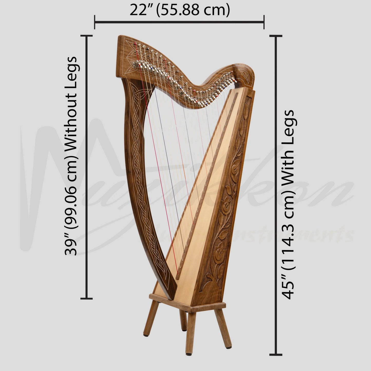 29 String Boru Harp