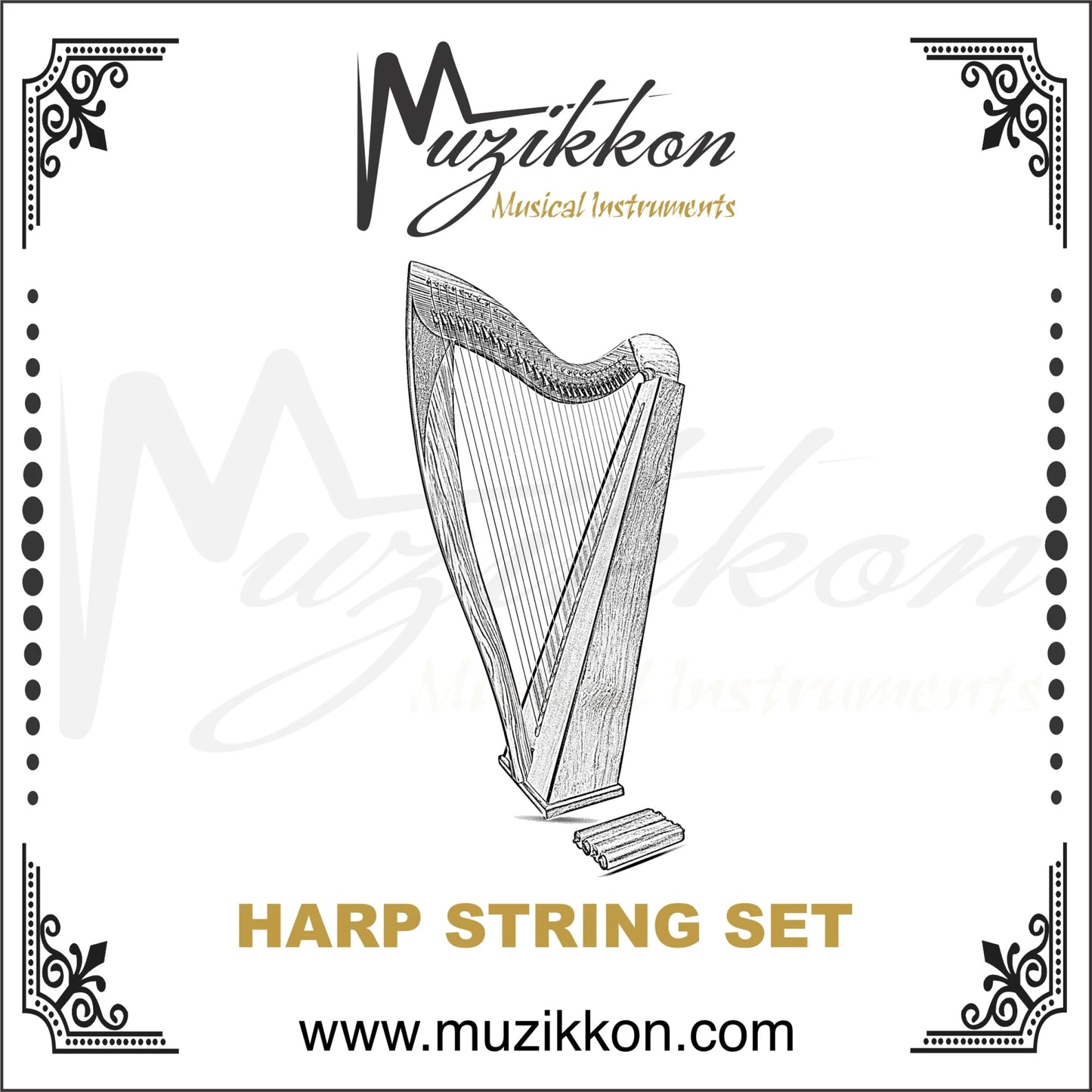 29 String Mchugh Atlas Harp Set