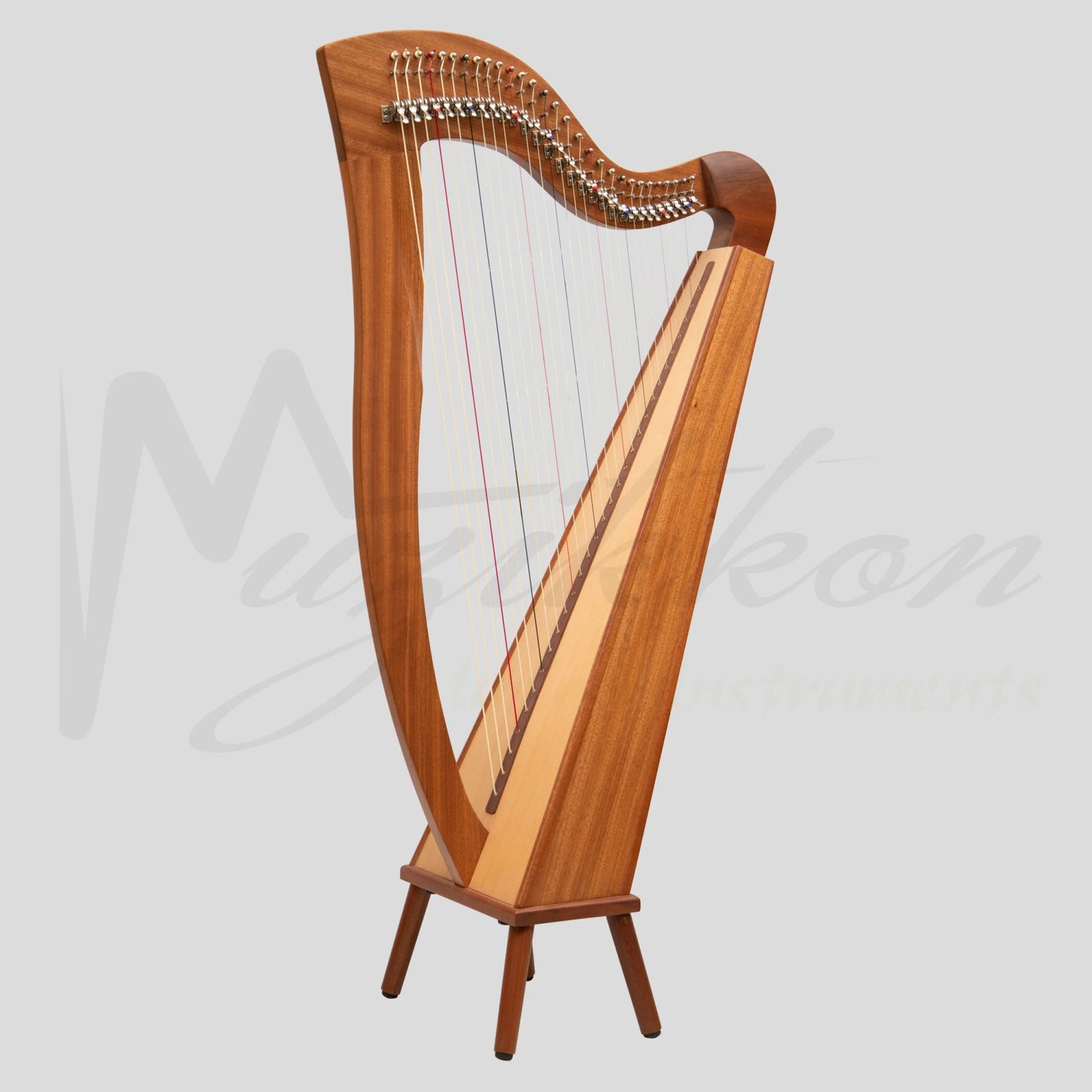 29 String McHugh Harp Square Back