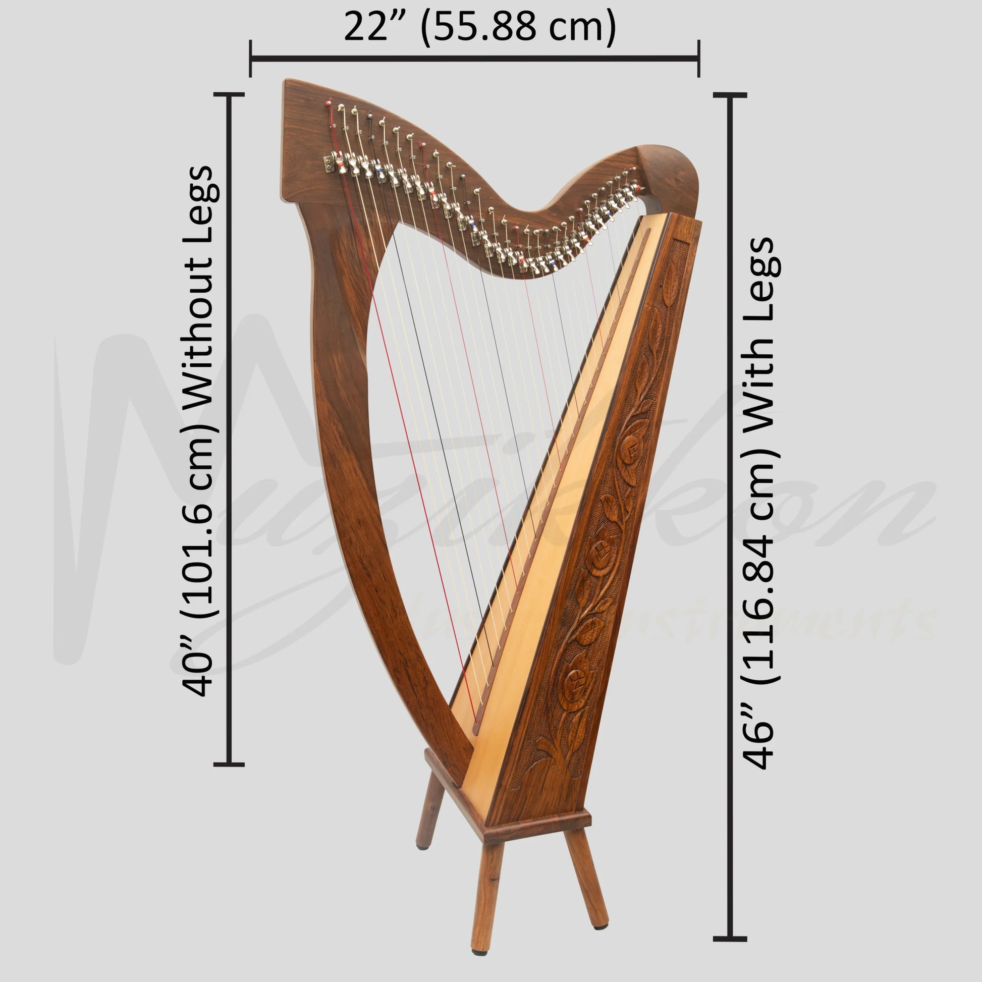 29 String Trinity Harp