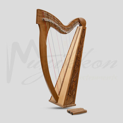 29 String Trinity Harp Walnut