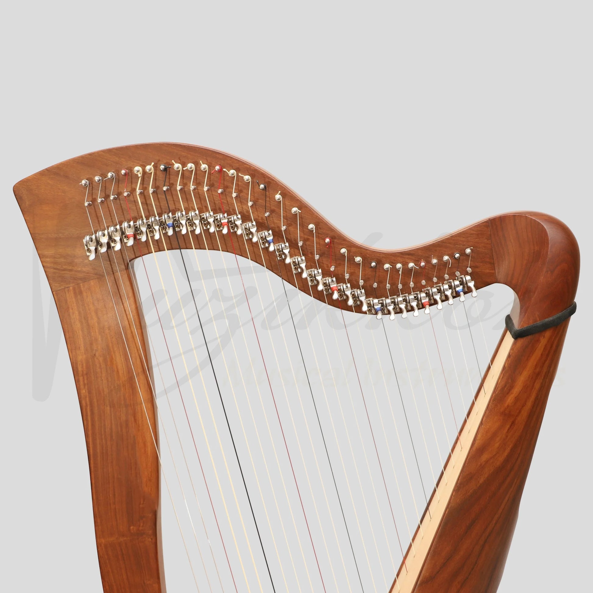 29 Strings McHugh Harp Round Back