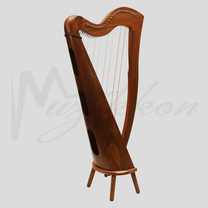 29 Strings McHugh Harp Round Back