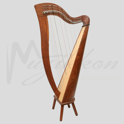 29 Strings McHugh Harp Round Back