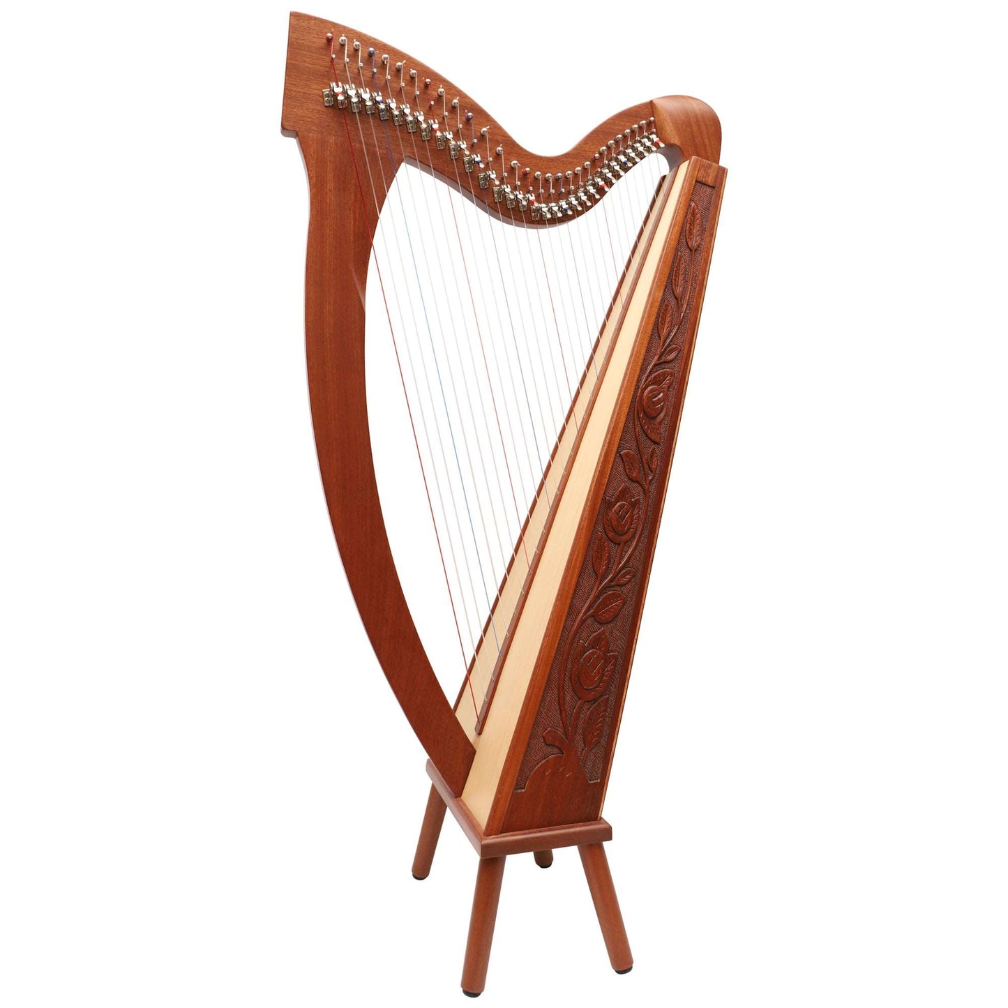 29 Strings Trinity Harp Mahogany