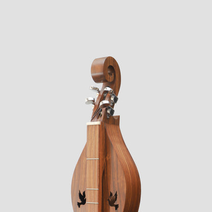Muzikkon Appalachian Dulcimer 4 String Peace Series Full Rosewood Body