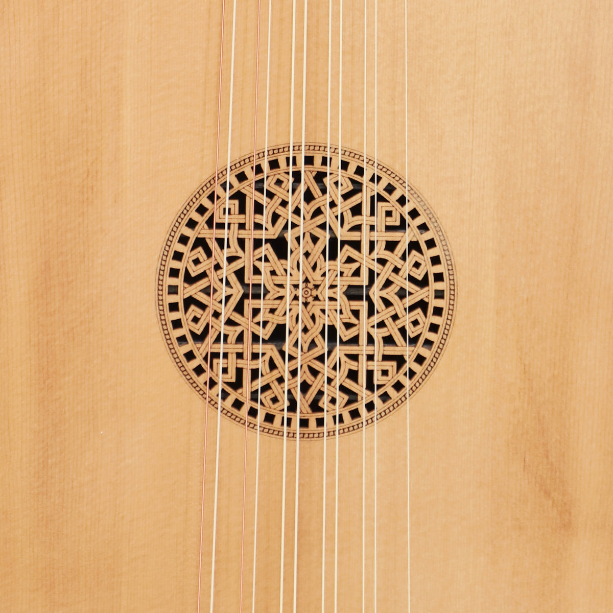 Muzikkon Renaissance Laúd 8 Cursos Deluxe Mano Derecha Después de Hieber