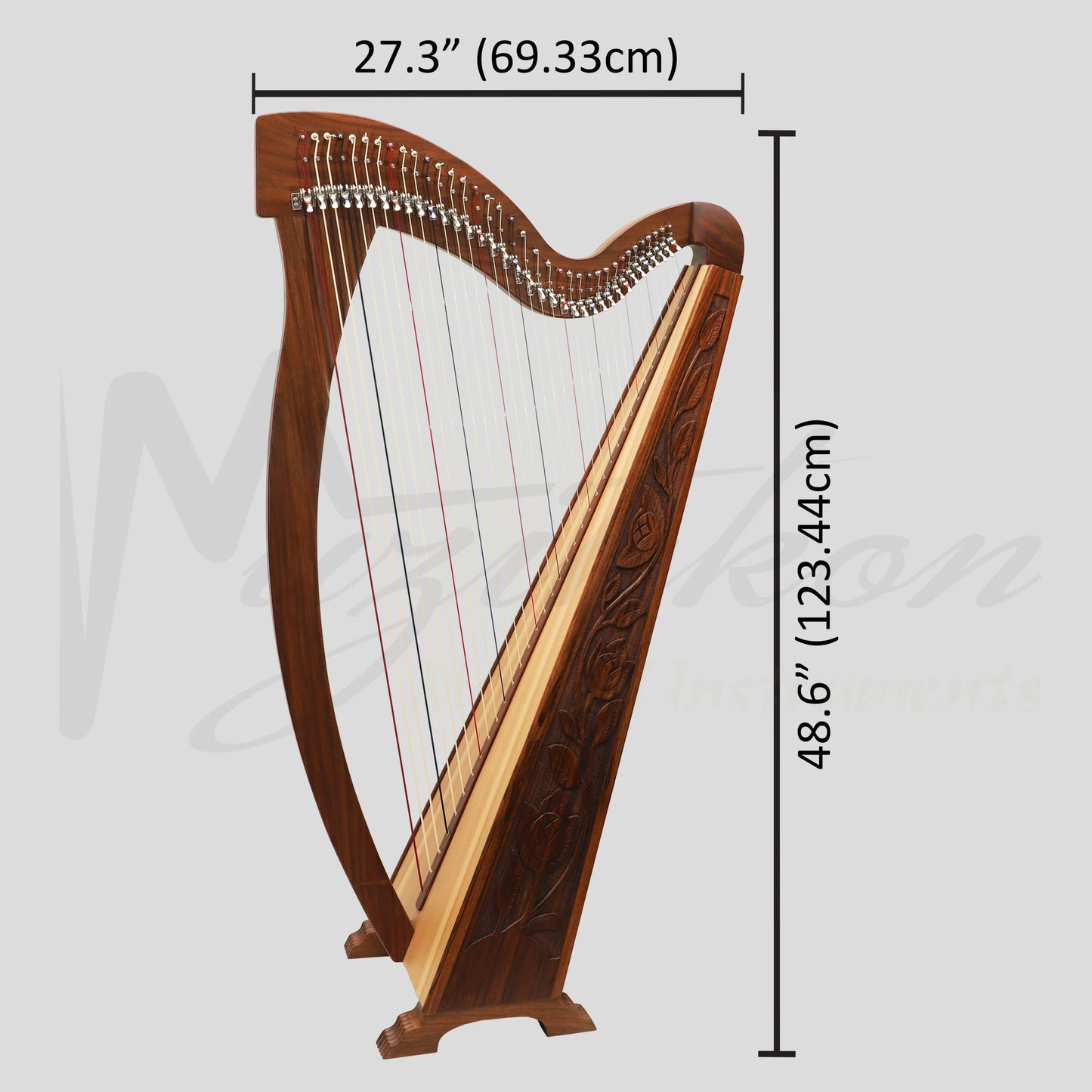 36-String Trinity Harp: Perfect for Beginners and Professionals