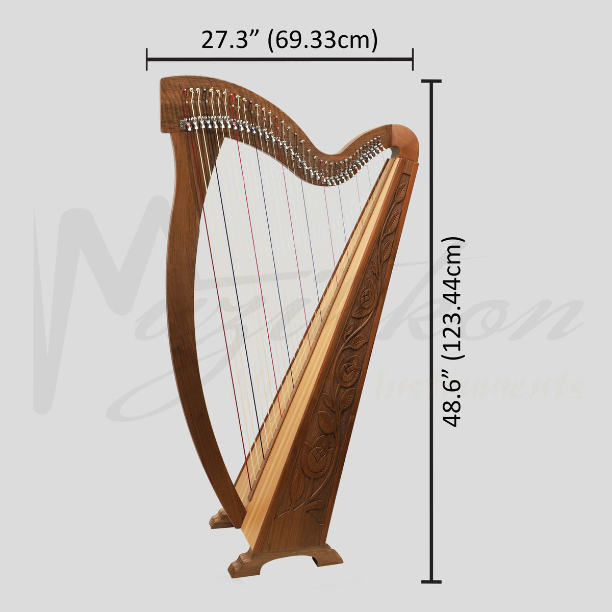 Tri String Harp 36-String Trinity Harp: Perfect for Beginners and Professionals – Muzikkon