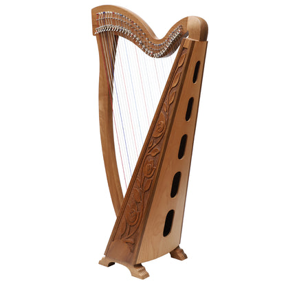 36 String Trinity Harp Walnut