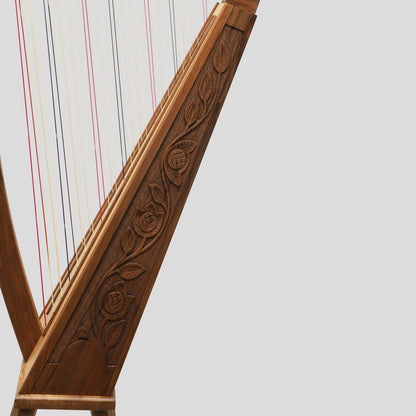 Cross Strung Harp, 38 String Walnut