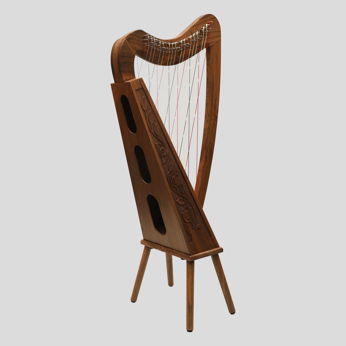 Cross Strung Harp, 38 String Walnut