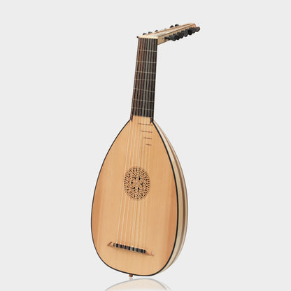 Muzikkon Renaissance Laúd 8 Cursos Deluxe Mano Derecha Después de Hieber
