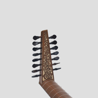 Muzikkon Renaissance Lute 8 Course Deluxe Left Hand After Hieber