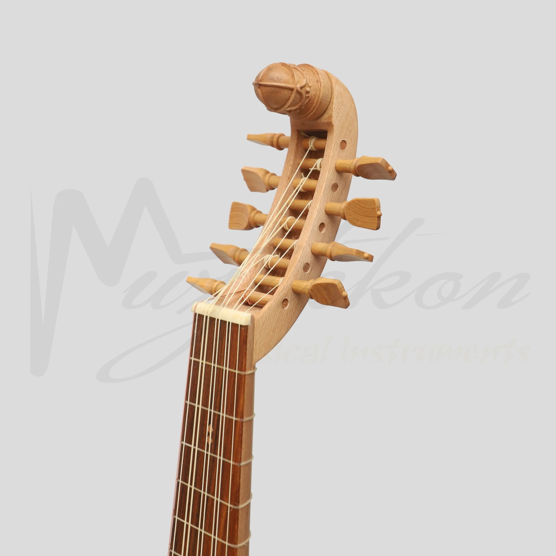 5 Course Medieval Gittern Lacewood By Muzikkon