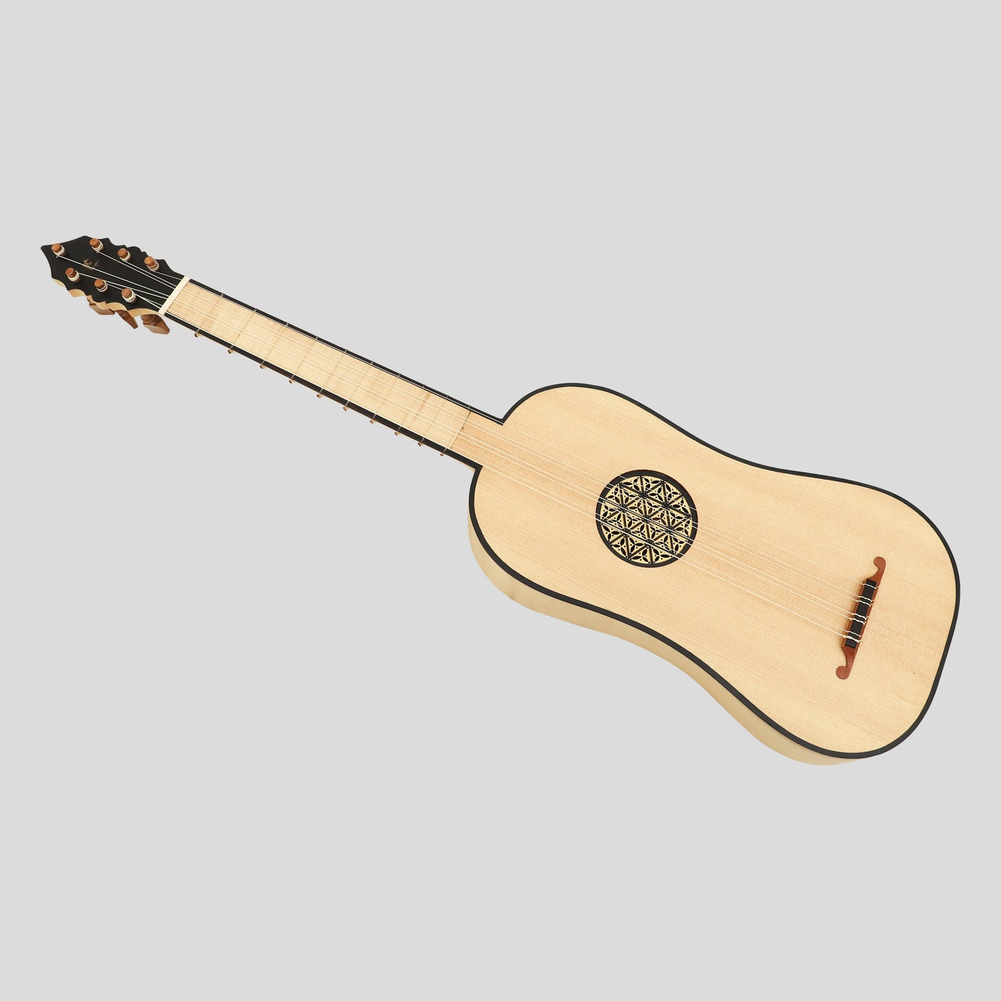 Luth Ébène Renaissance Guitar, 4 course (1st course single string)