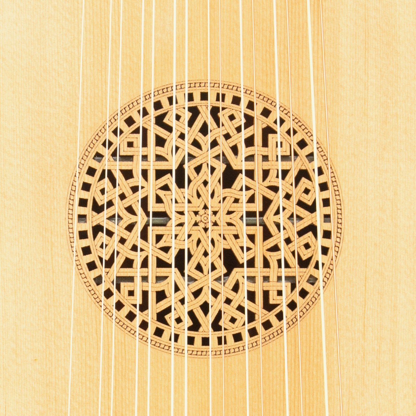 Muzikkon Renaissance Lute 8 Course Deluxe Main Gauche Après Hieber