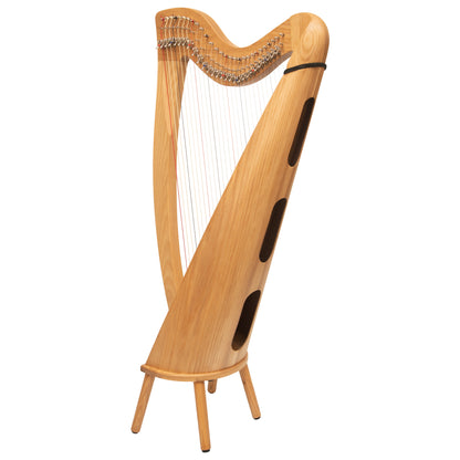 Muzikkon 28 String Claddagh Harp Ashwood