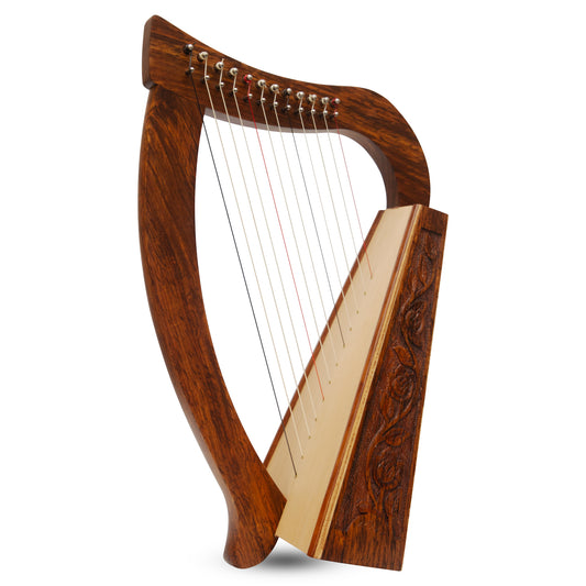 O'Carolan Harfe 12 Saiten Palisander