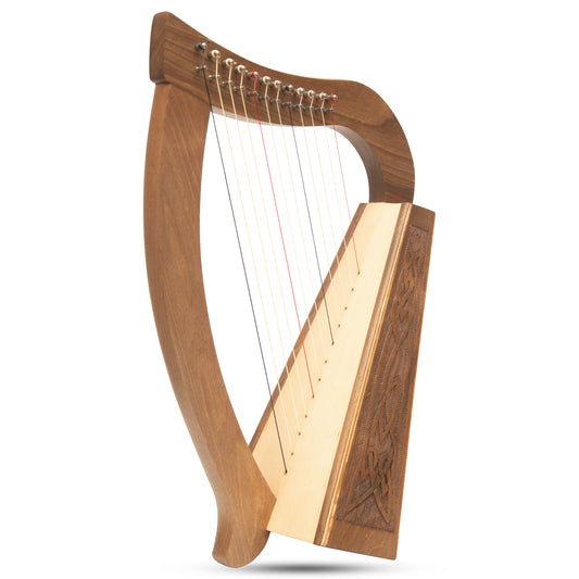 O'Carolan Harp 12 Corde Nodo Noce