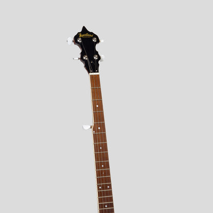 Banjo irlandais Heartland 5 cordes 24 support avec dos solide fermé et accordeur 5e engrené