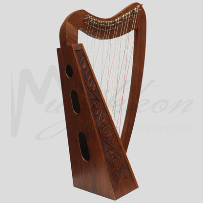 Cross Strung Harp 38 String Rosewood