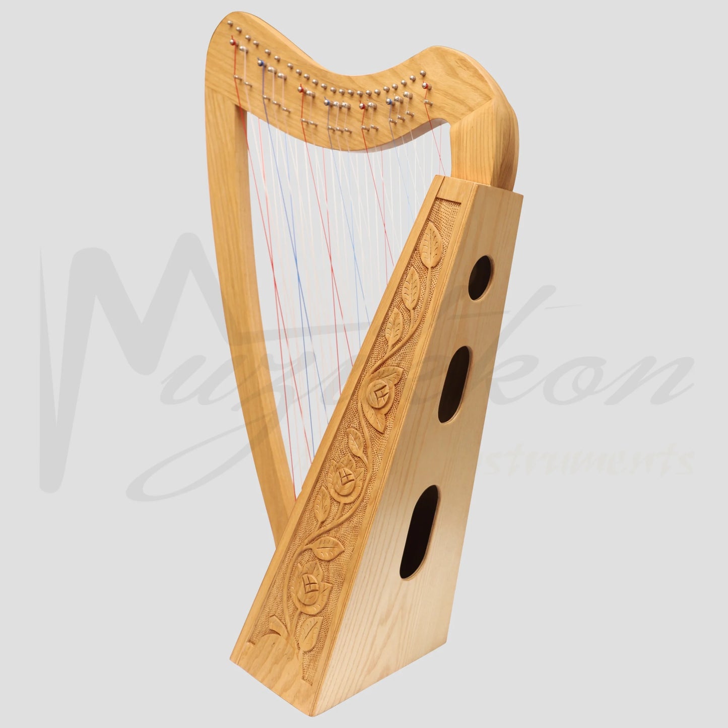 Cross Strung Harp 38 Strings Ashwood