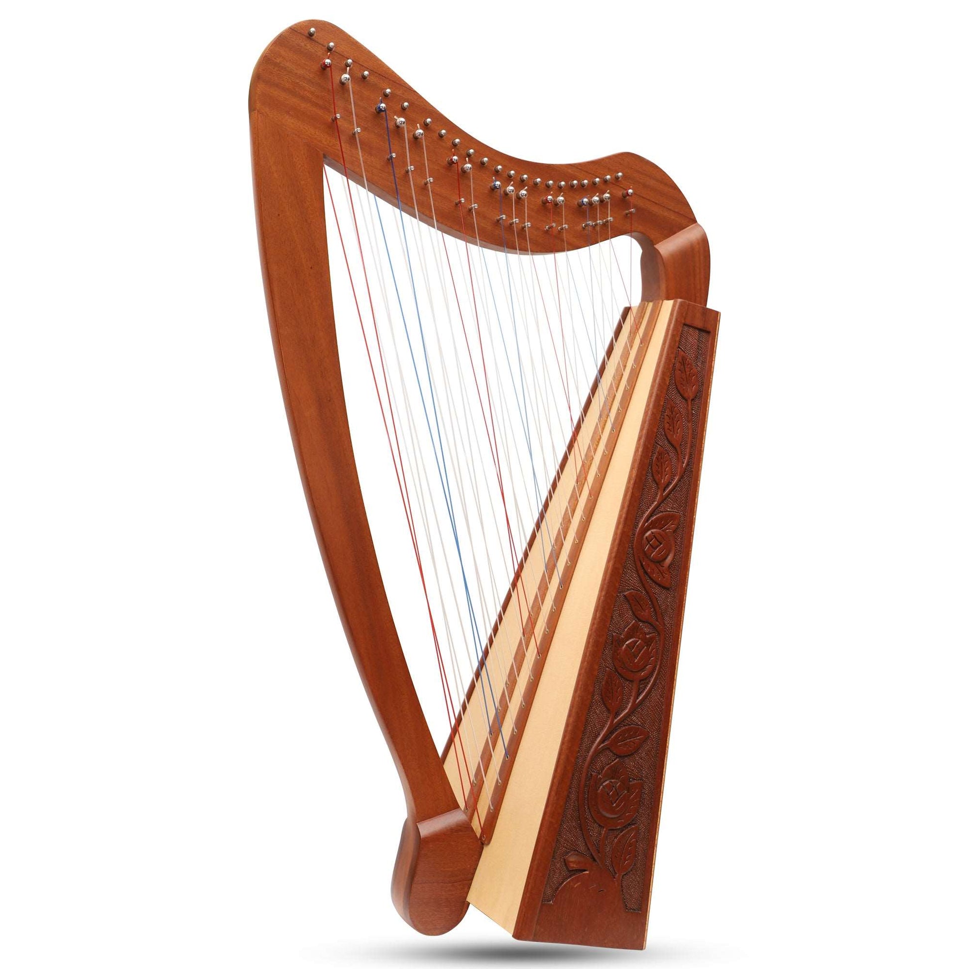 Cross Strung Harp, 38 String Mahogany