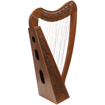 Cross Strung Harp, 38 String Walnut