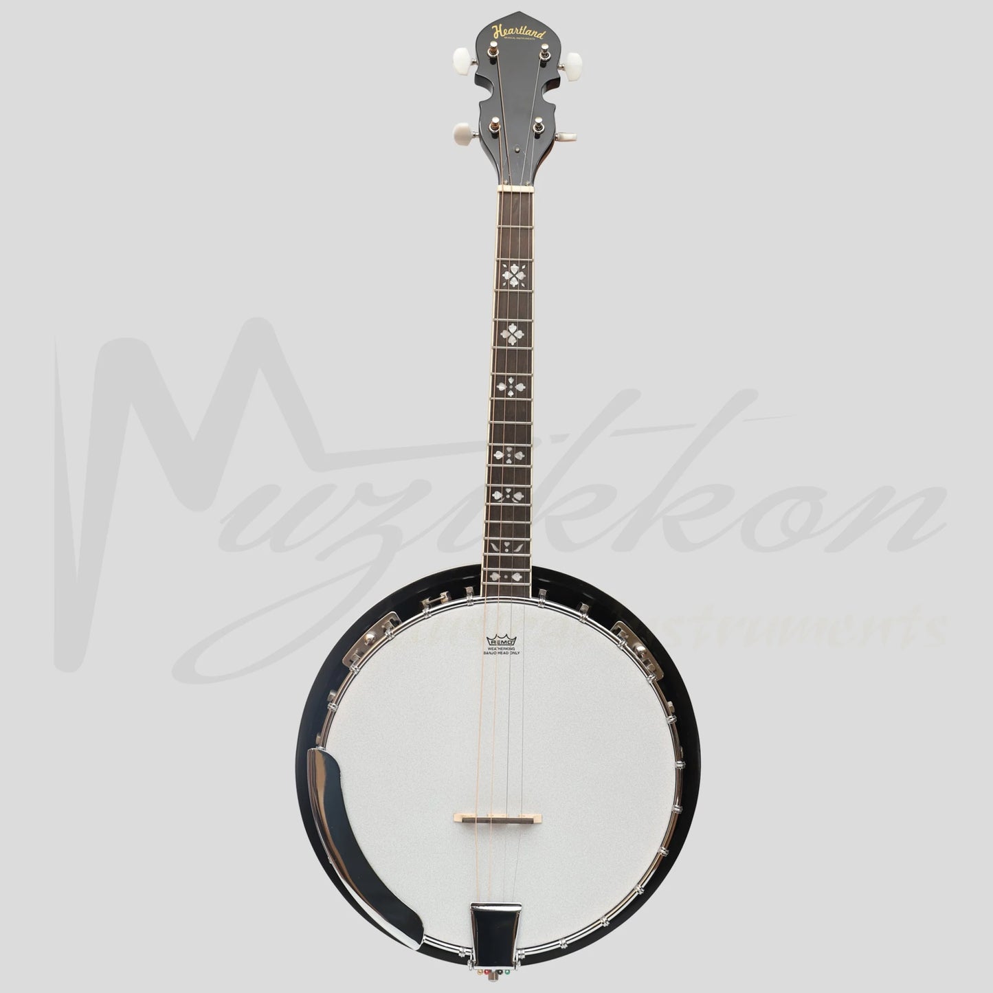 Heartland 4 String 17 Fret Irish Tenor Banjo Player Series With Closed Solid Back Sunburst Finish