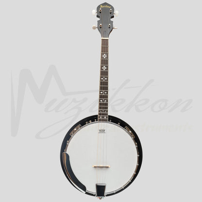 Heartland 4 String 17 Fret Irish Tenor Banjo Player Series With Closed Solid Back Sunburst Finish
