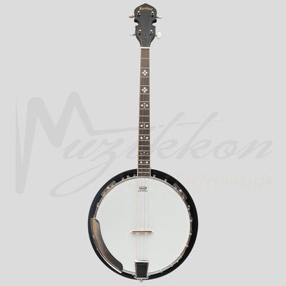 Heartland 4 String 19 Fret Irish Tenor Banjo Player Series With Closed Solid Back Sunburst Finish