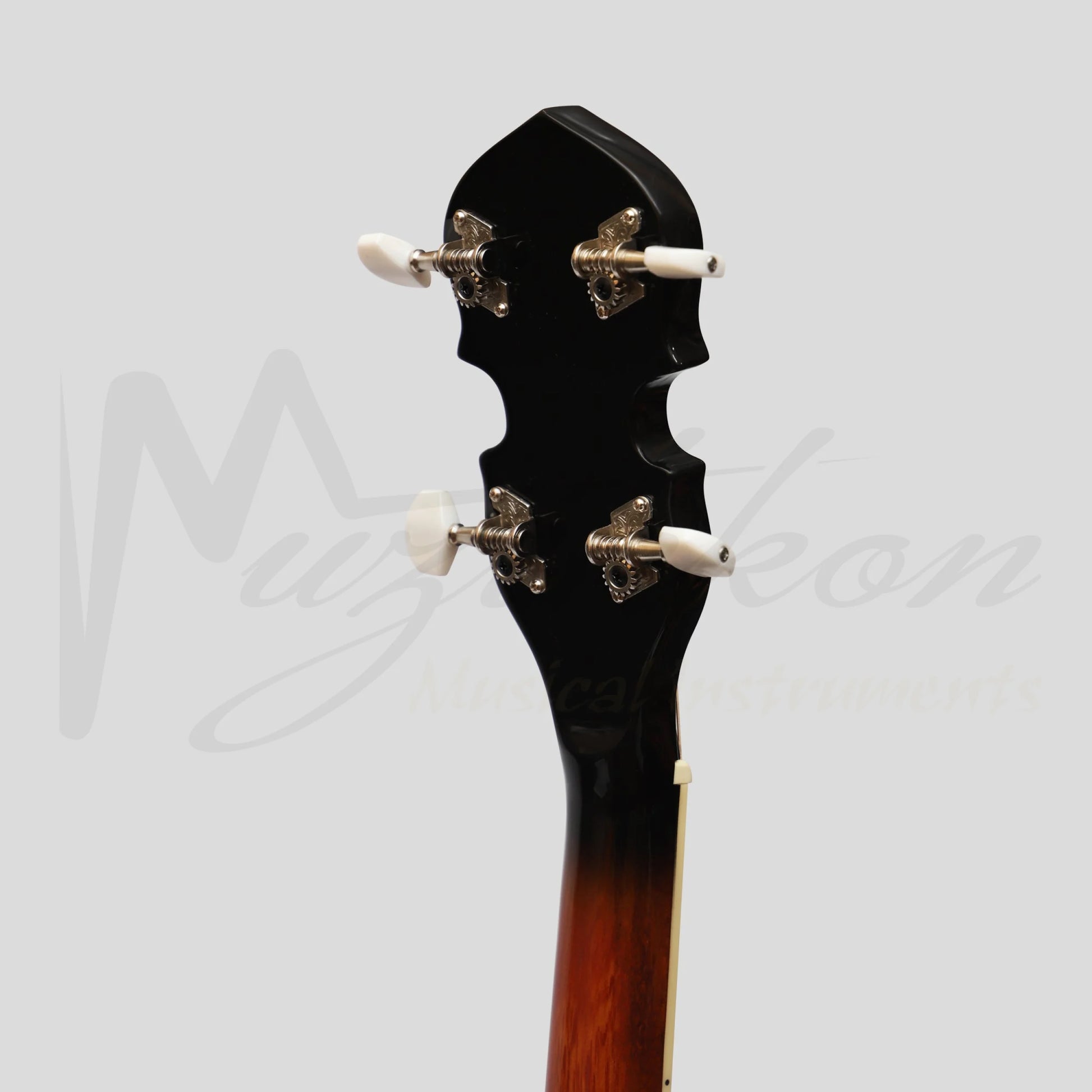 Heartland 4 String 19 Fret Irish Tenor Banjo Player Series With Closed Solid Back Sunburst Finish