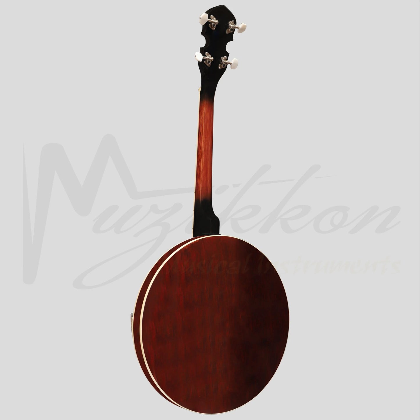 Heartland 4 String Banjo Closed Solid Back 17 Fret Left Handed Irish Tenor Short Scale