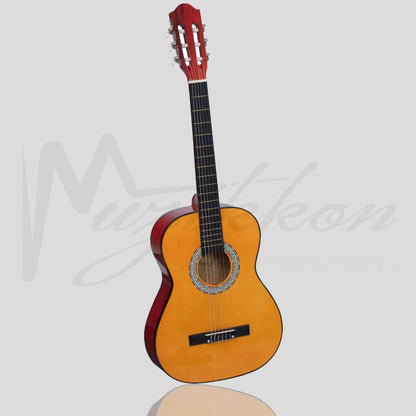 Heartland 4-4 Student Beginners Nylon Classic Guitar Burnt Orange