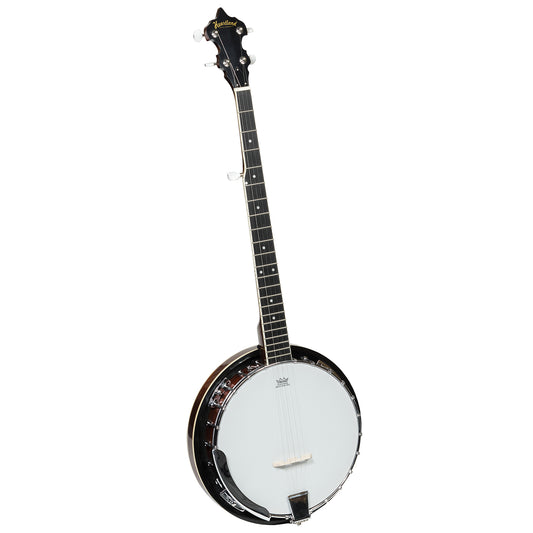 Heartland 5 String Irish Banjo 24 Bracket mit geschlossenem, massivem Boden und 5. Mechanik