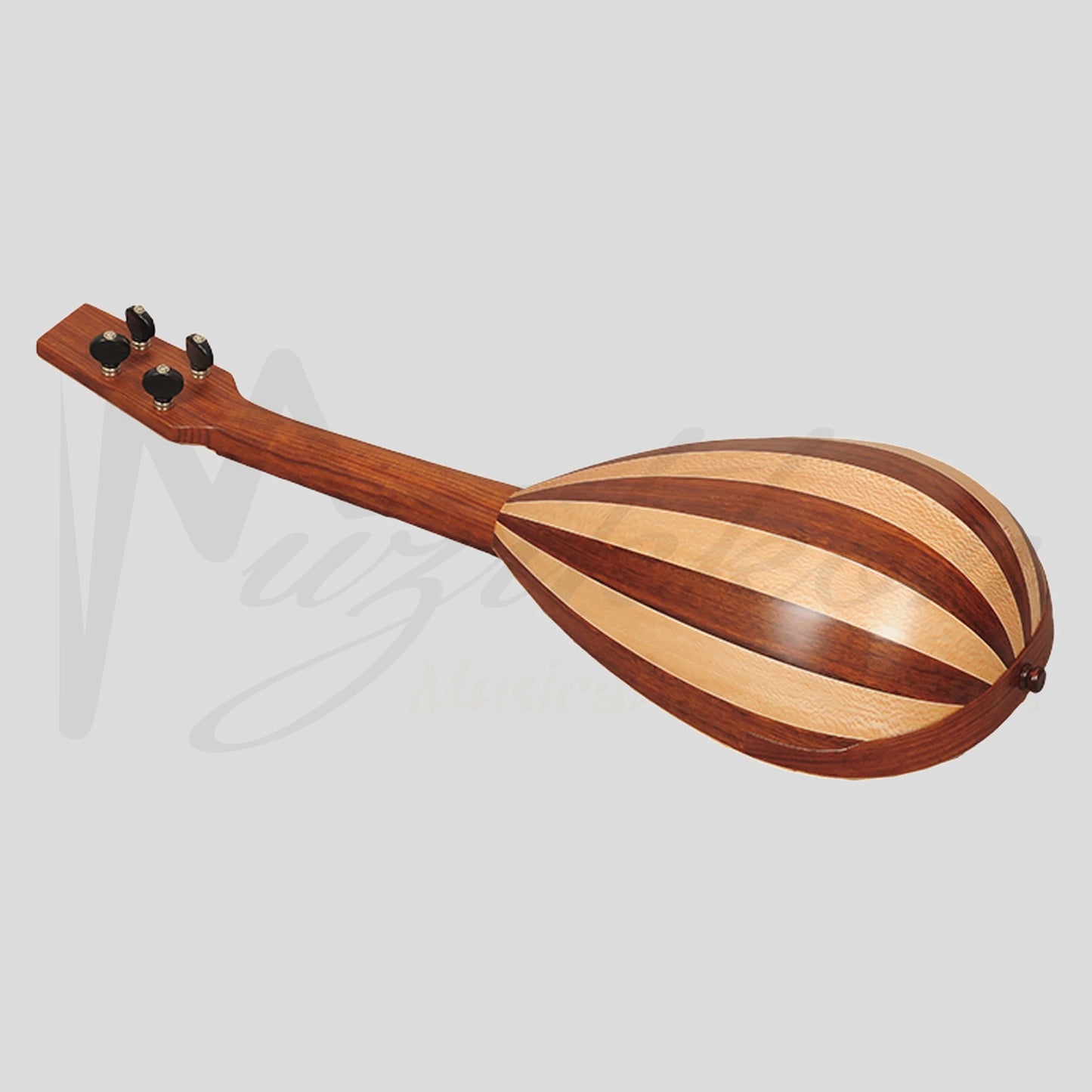 Heartland Baroque Ukulele 4 String Concert Variegated Rosewood And Lacewood