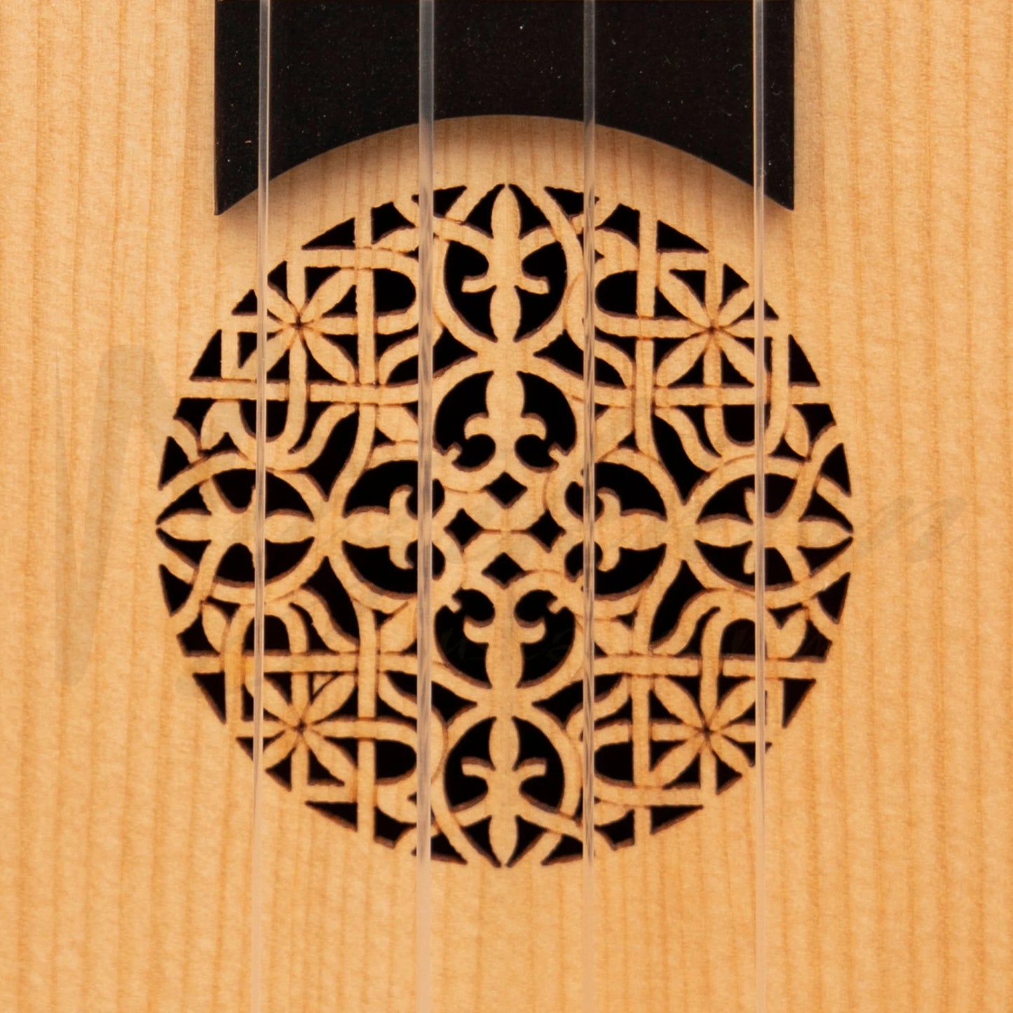 Heartland Baroque Ukulele 4 String Concert Variegated Walnut And Lacewood