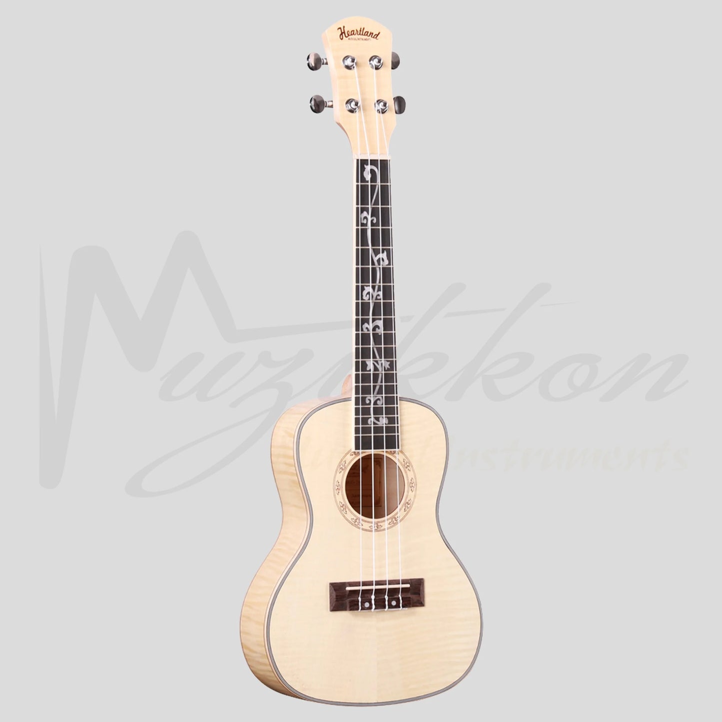 Heartland Concert Ukulele Flamed Maple