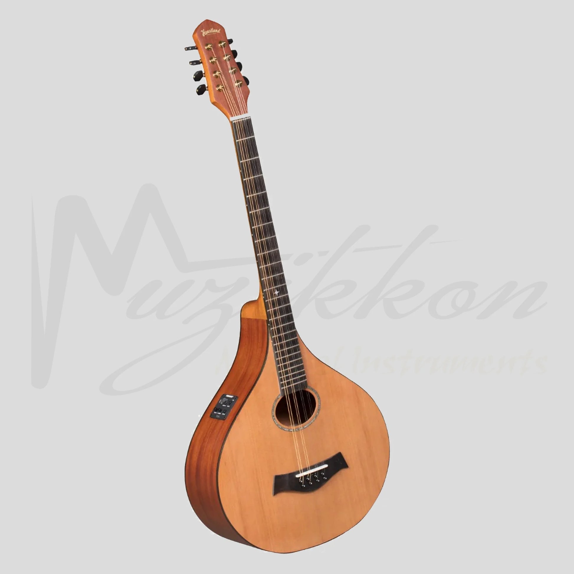 Heartland Irish Bouzouki Deluxe Sapele With Eq Cedar Top