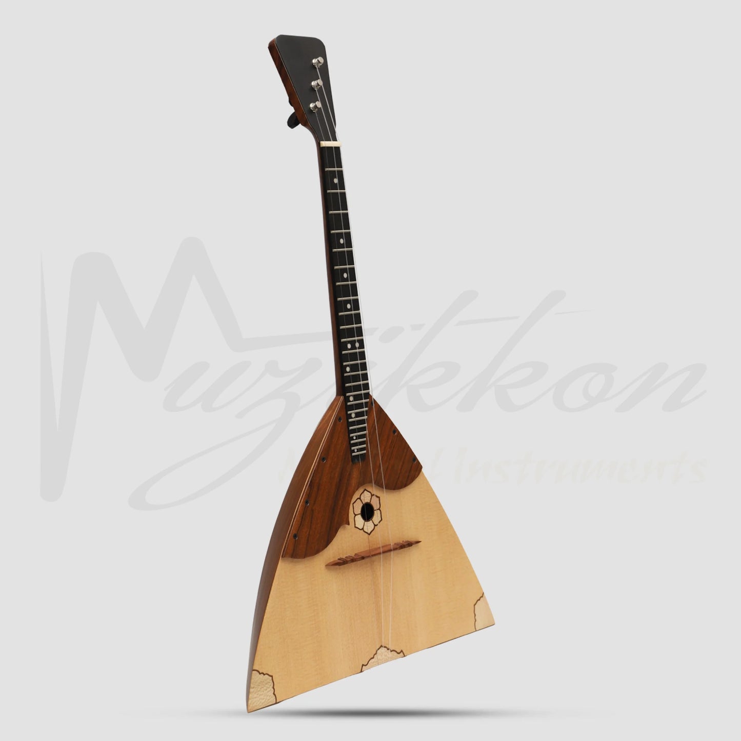 Heartland Russian Prima Balalaika Deluxe 3 String Left Handed Rosewood